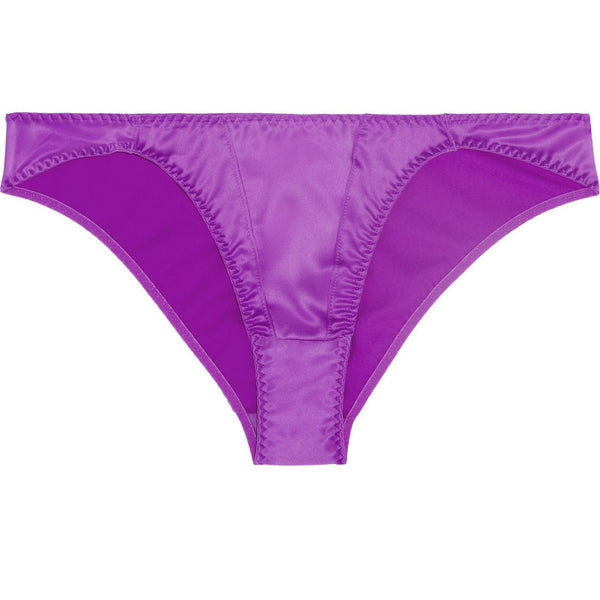 L'Agent by Agent Provocateur fialové saténové kalhotky Danita