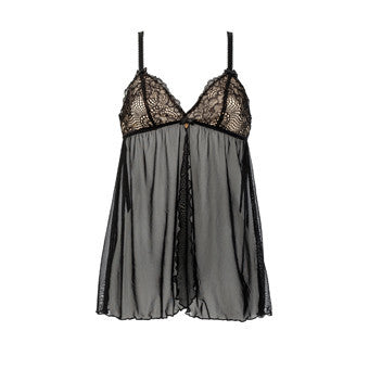 Coco Cavaliere Phoenix Košilka Babydoll černá