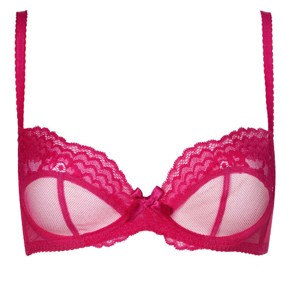 L'Agent by Agent Provocateur podprsenka Cloe s kosticemi bez lemu fuchsia