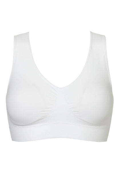 Magic Bodyfashion Pohodlná podprsenka - Comfort Bra with Push-Up White