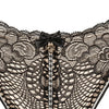 Coco Cavaliere Phoenix String tanga Kalhotky černá Deteil 1