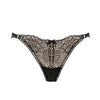 Coco Cavaliere Phoenix String tanga Kalhotky černá