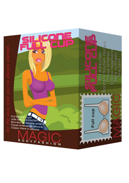 Magic Bodyfashion Silikonové plné košíčky - Full Cup Box