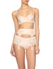 L'Agent by Agent Provocateur Podvazkový pás Penelope - černá barva front