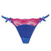 L'Agent by Agent Provocateur Tanga Marisella chrpově modrá fuchsiová