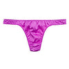 L'Agent by Agent Provocateur Fialová saténová tanga Danita Front