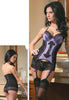 Bustier korzet Coquette s podvazky a krásným krajkovým zdobením