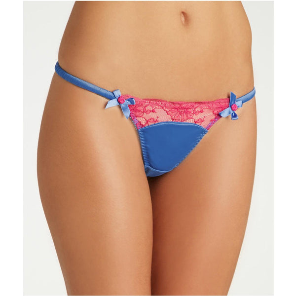 L'Agent by Agent Provocateur Tanga Marisella chrpově modrá fuchsiová front