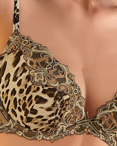 Lise Charmel Glam Felin podprsenka nevyztužená trendy leopard Deteil 1