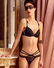 Lise Charmel Precieux Tissage podprsenka vyztužená push-up černá Deteil 1